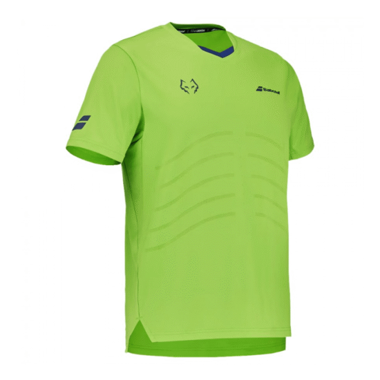 Camiseta Babolat Tee Replica Juan Lebrón Verde Lado