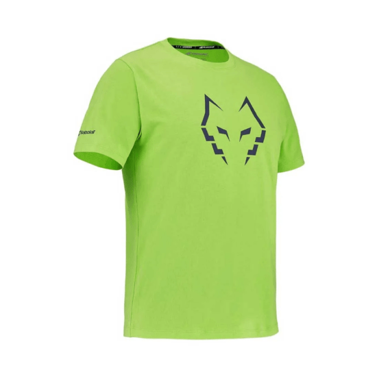 Camiseta Babolat Cotton Tee Juan Lebrón Verde Lado