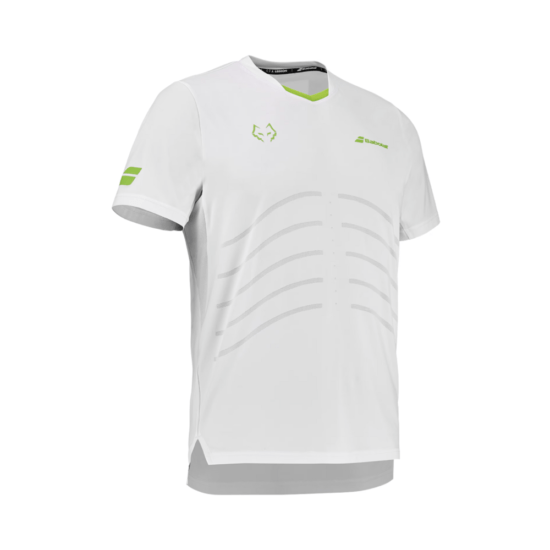 Camiseta Babolat Crew Neck Tee Réplica Lebron Blanco Lado