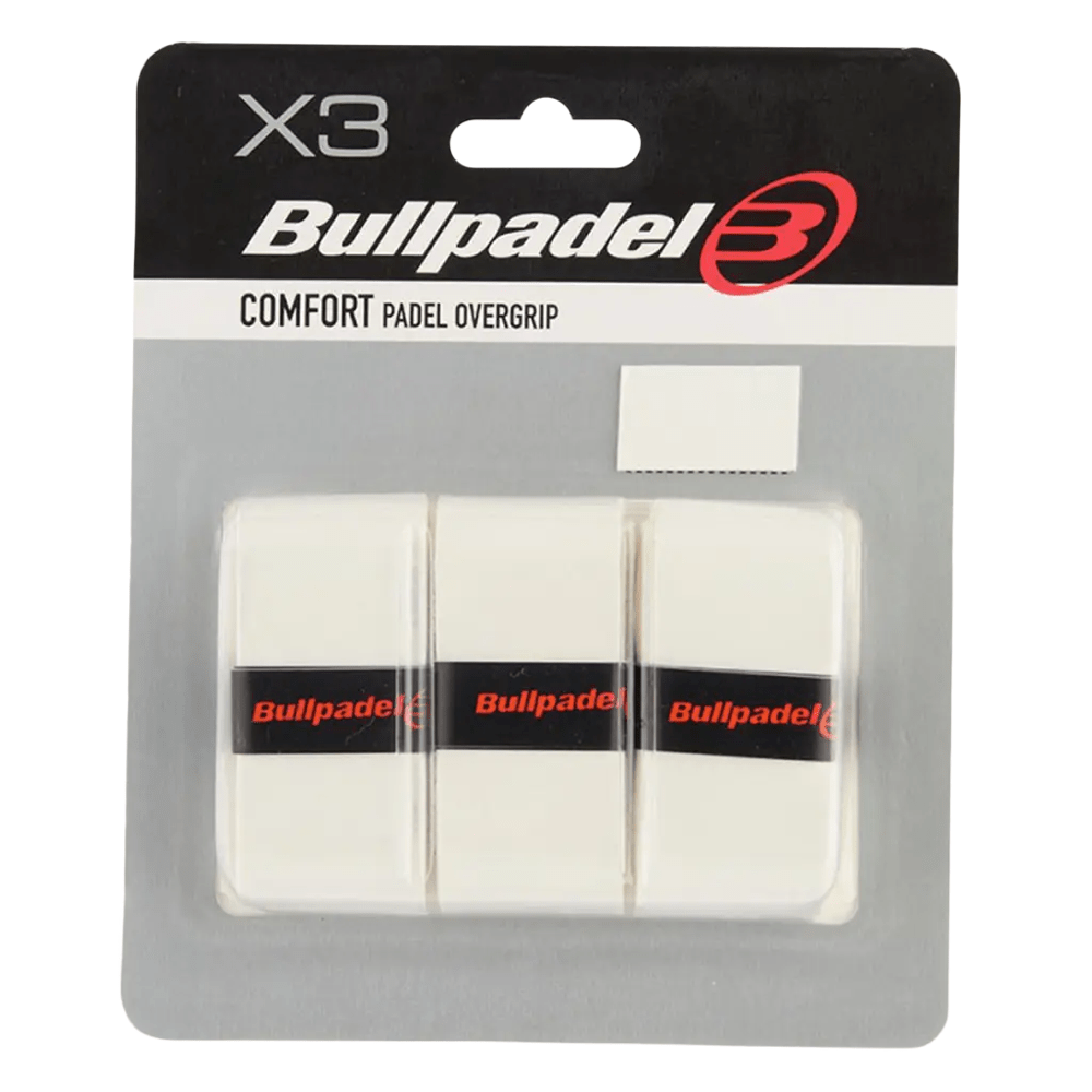 Blister 3 Overgrips Bullpadel Comfort Blanco Blister 3 Overgrips Bullpadel Comfort Blanco