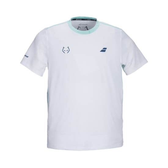 Camiseta Babolat Crew Neck Juan Lebrón Blanco 2027