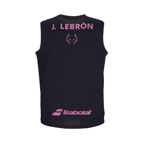 Camiseta Babolat Tirantes Juan Lebrón Negro 2027 Espalda